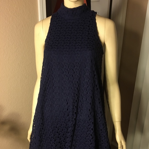 Dresses & Skirts - Crocheted Mini Dress Sz4